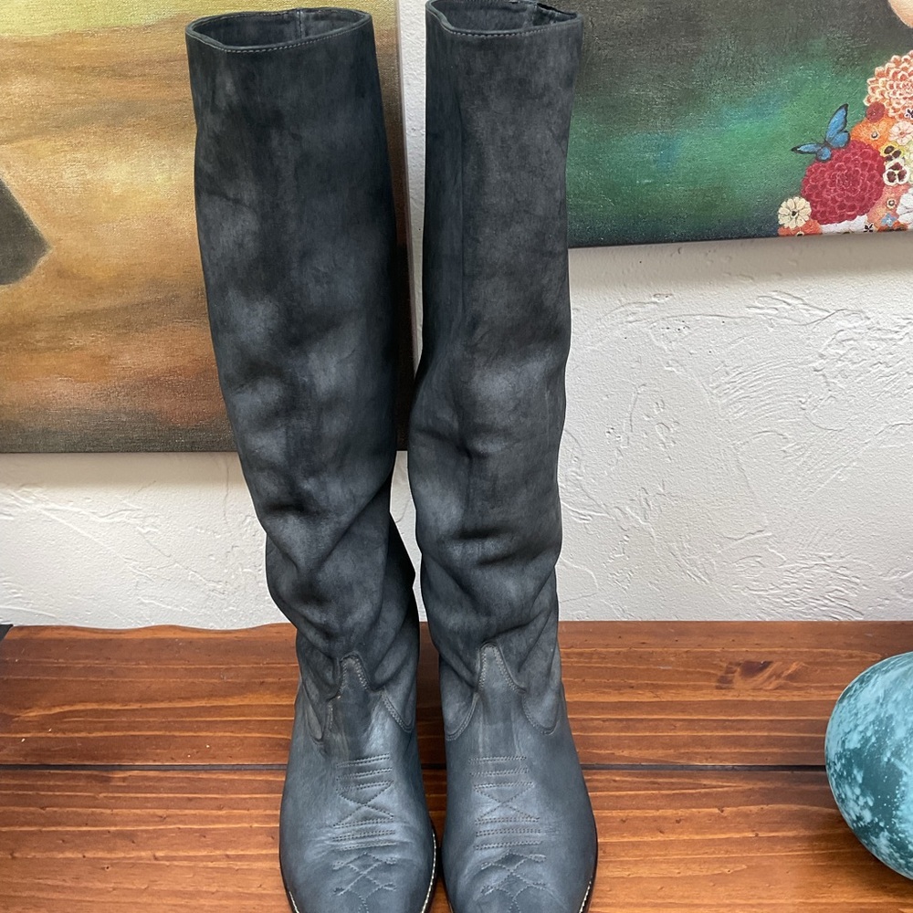 ‼️DONALD PILNER CHARCOAL GRAY BOOTS‼️ - Picture 2 of 9